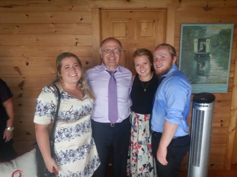 Michael Boyd with his three children who lost their mother …