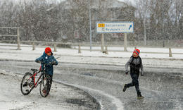 Víða skúrir eða él