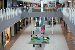 Ölvaður og árásargjarn maður handtekinn í verslunarmiðstöð