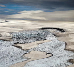 The southern slopes of Mýrdalsjökull glacier.