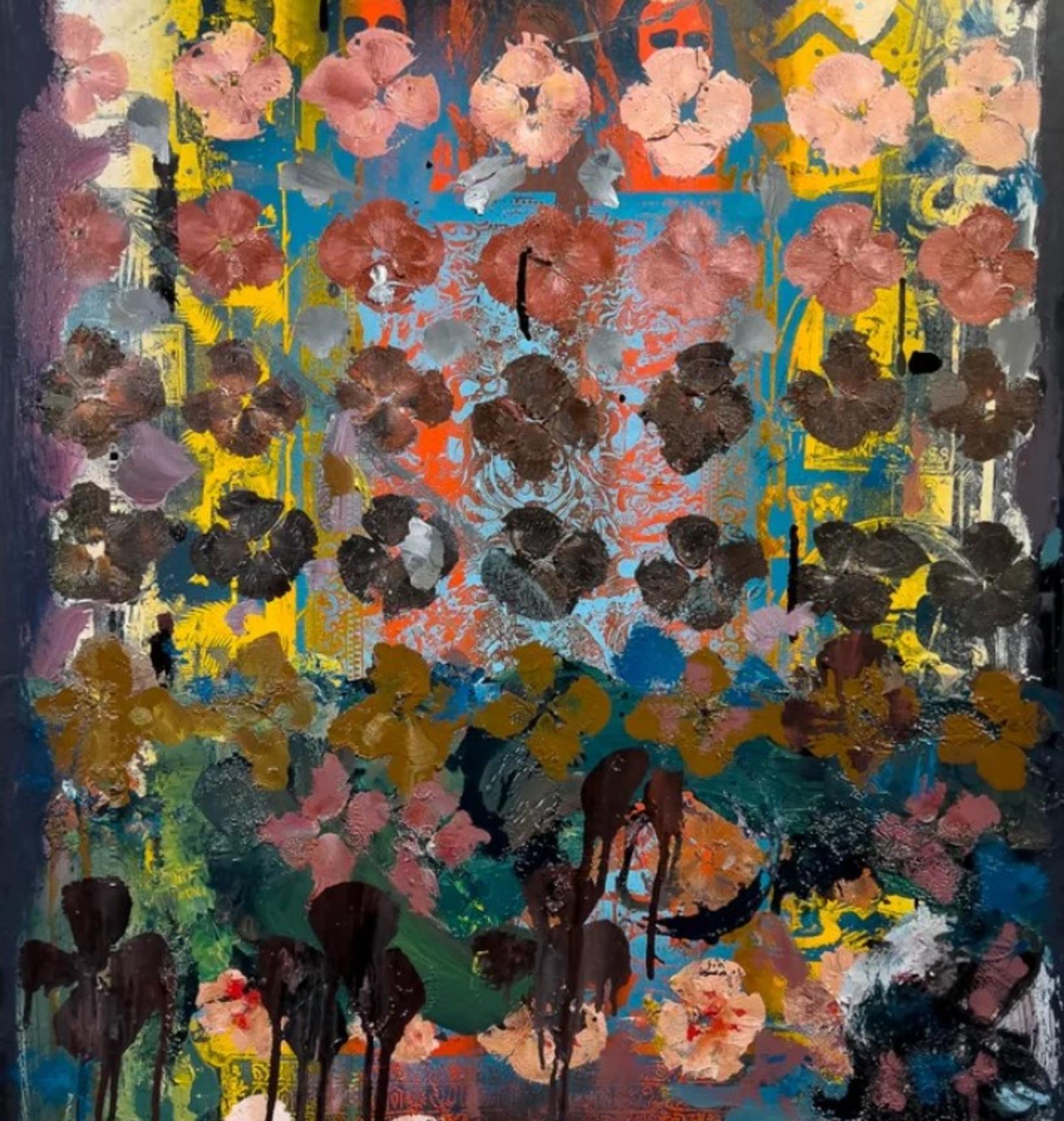 Flower Tapestry (Alter Tapestry) by Jón Sæmundur.