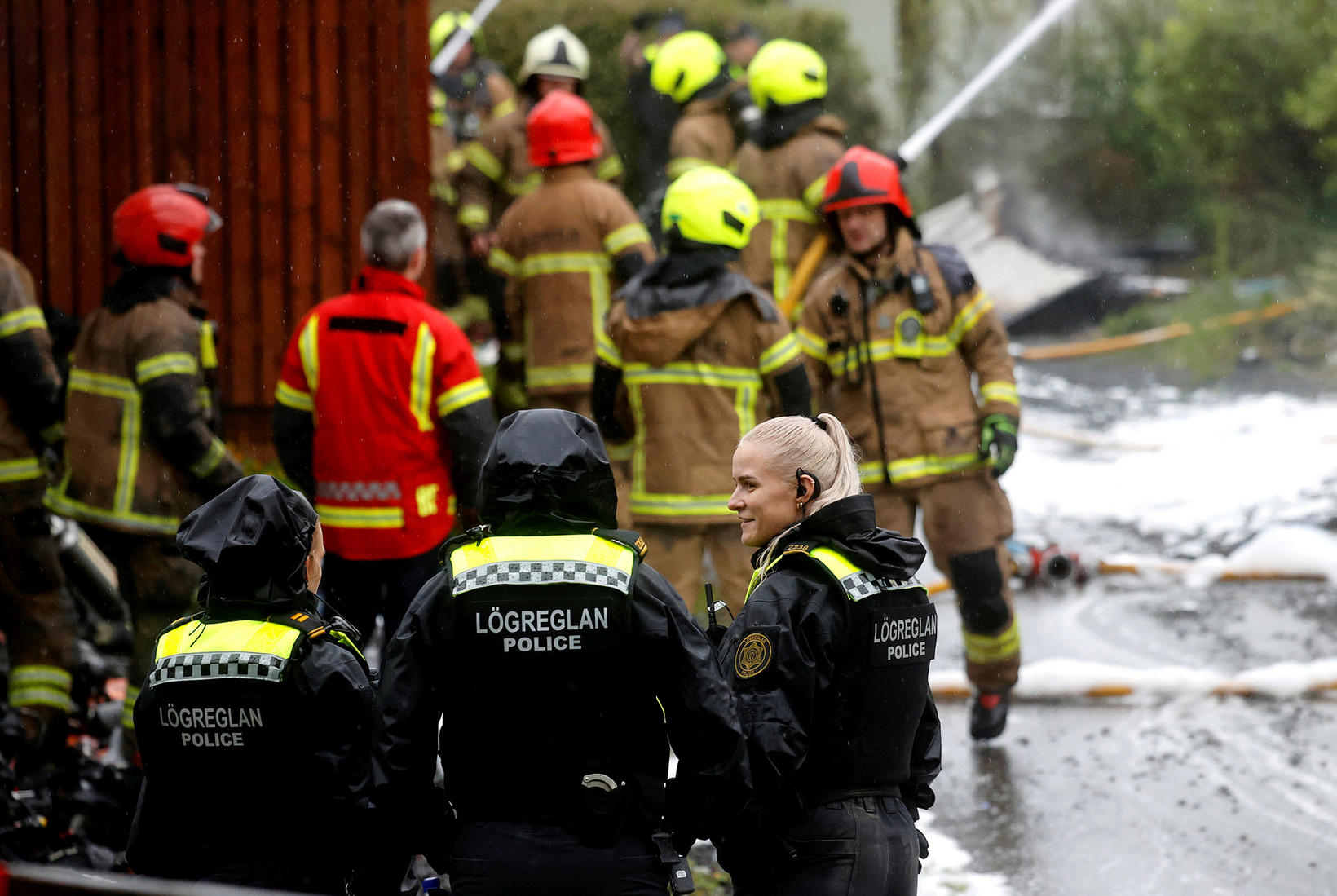 All available firefighters were called out last night.