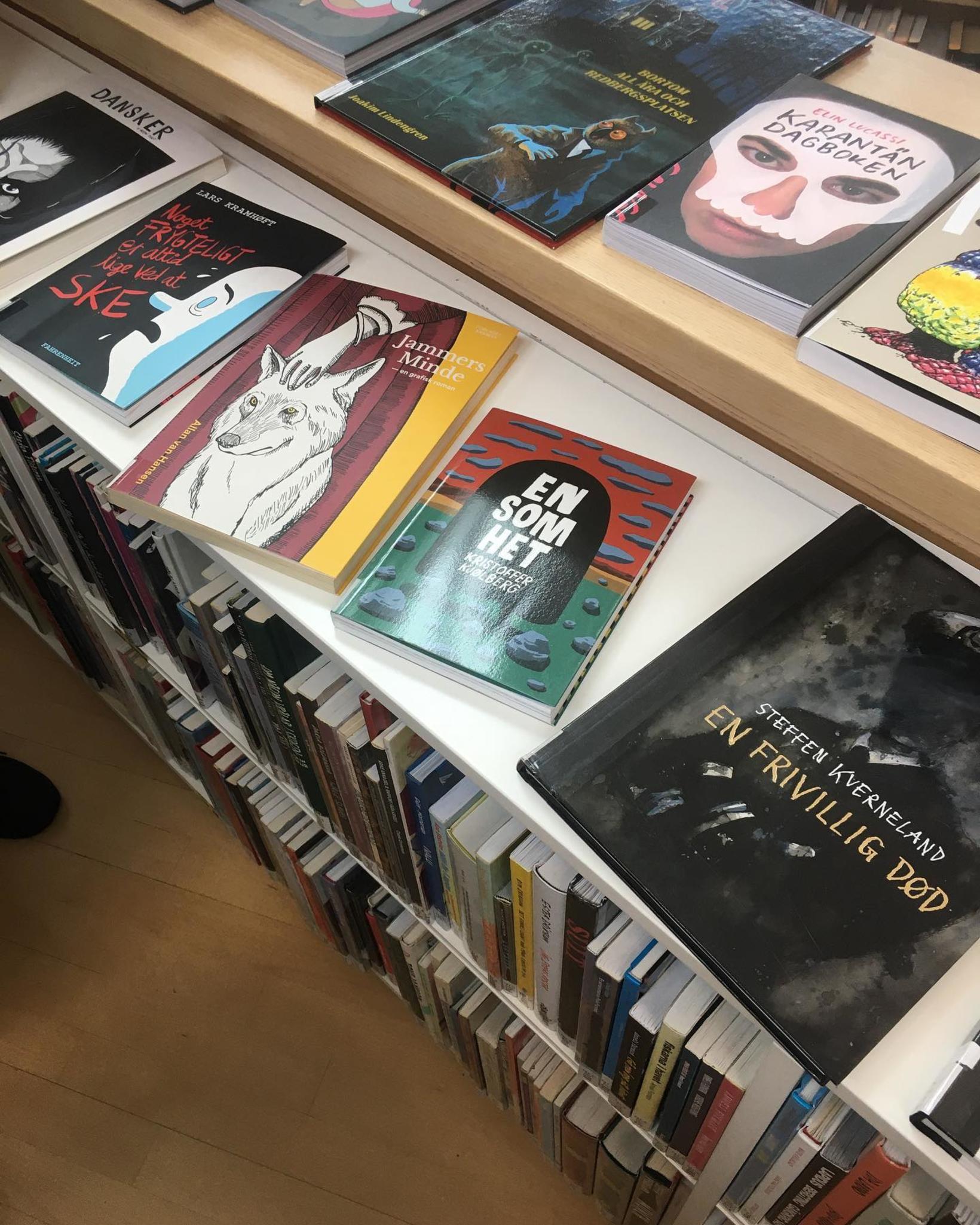 Here is his bookJammers Minde at the library in the …