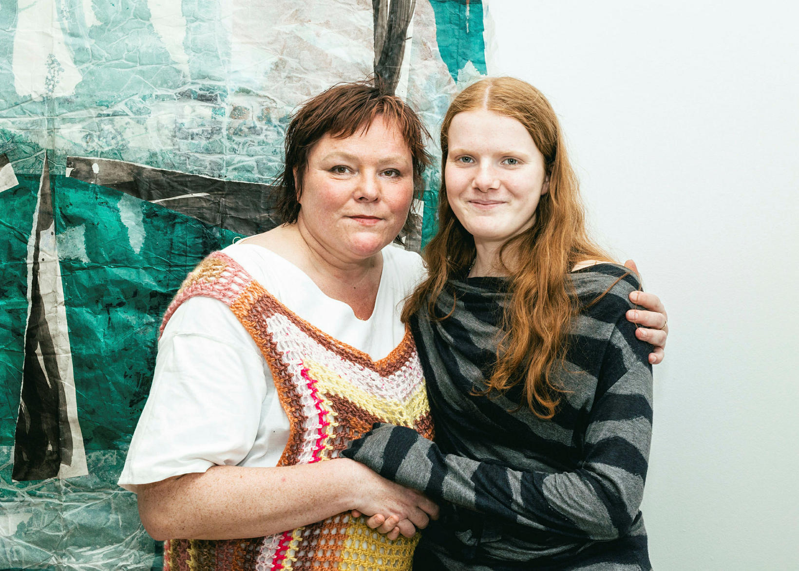 Hulda Vilhjálmsdóttir og Nína María Valgarðsdóttir Huldudóttir.
