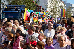 The Pride Parade will depart from Hallgrímskirkja at 2 p.m.