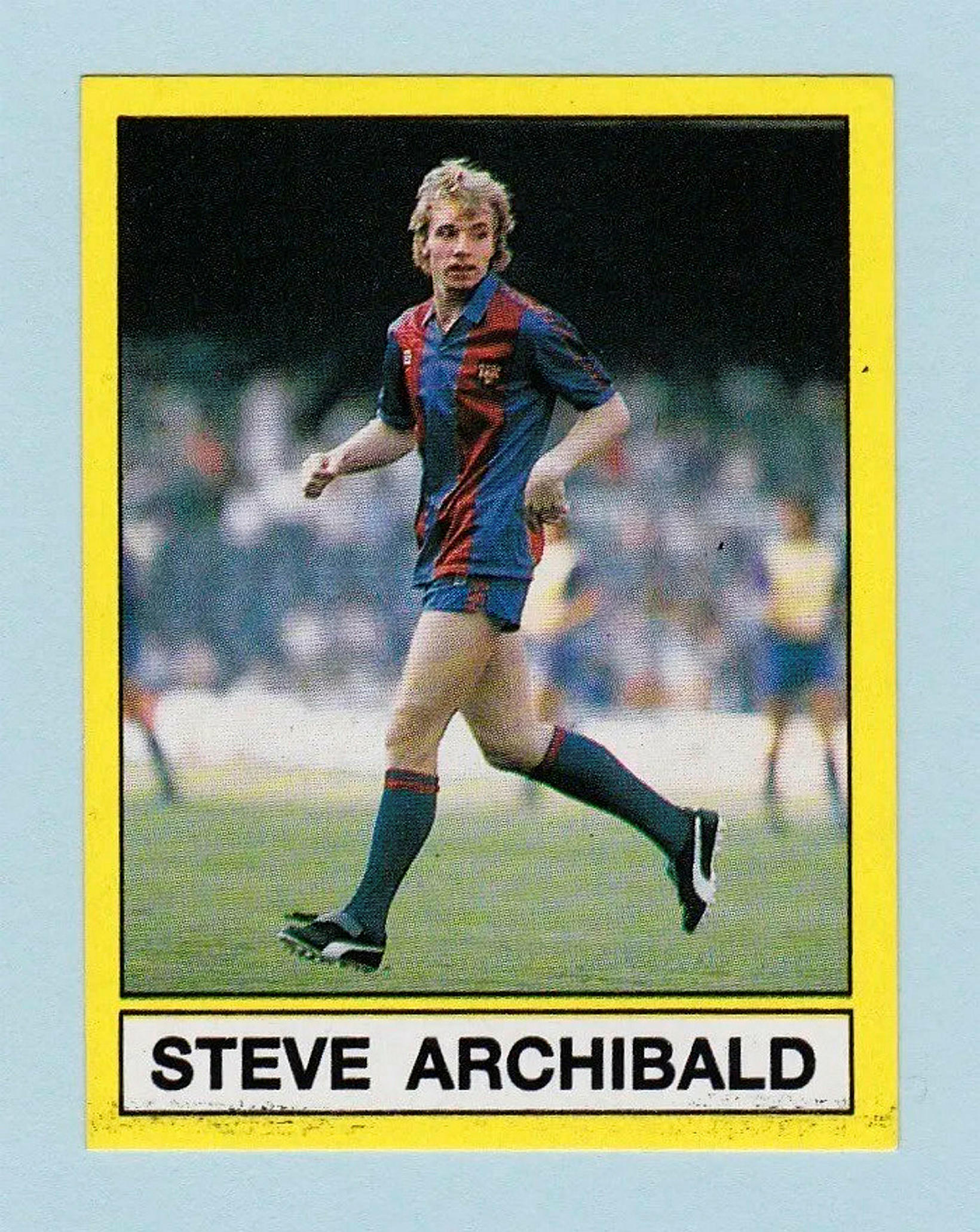 Steve Archibald varð spænskur meistari með Barcelona 1985.