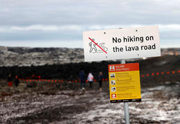 Model calculations show that the magma that ran from Svartsengi to Sundhnúksgígar crater row on Saturday was about 1.3 million cubic meters.
