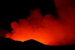 Eruption in Sundhnúkagígar crater row at March 16, 2024.