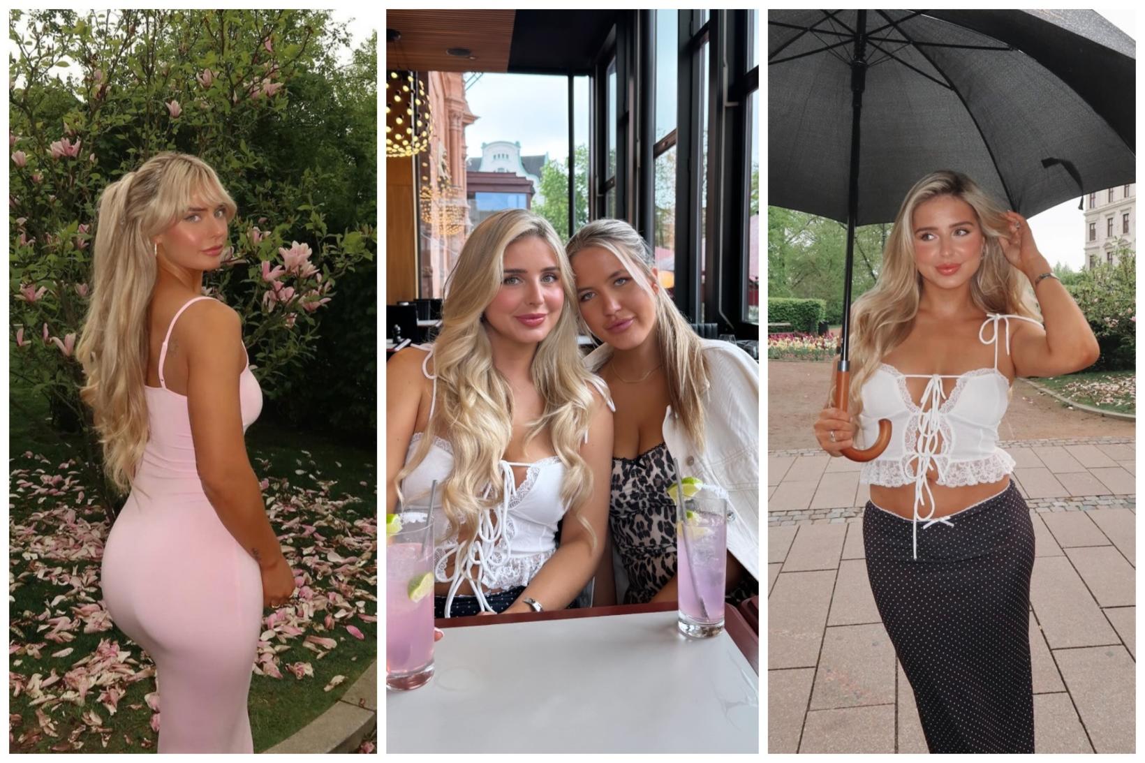 Vinkonurnar Sunneva Einarsdóttir, Tanja Ýr Ástþórsdóttir og Sara Jasmín Sigurðardóttir …