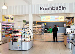 The Krambúðin store in Urriðaholt will soon close. It should be noted that the photo was taken inside the Krambúðin store in Búðardalur.