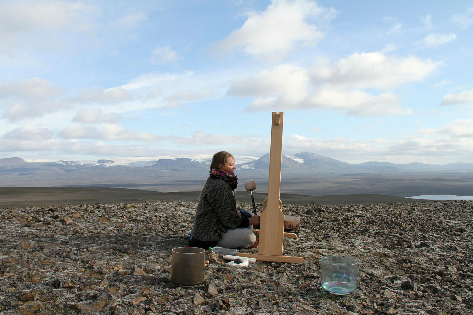 Sólveig Þóra has her own cerimony in the highlands.