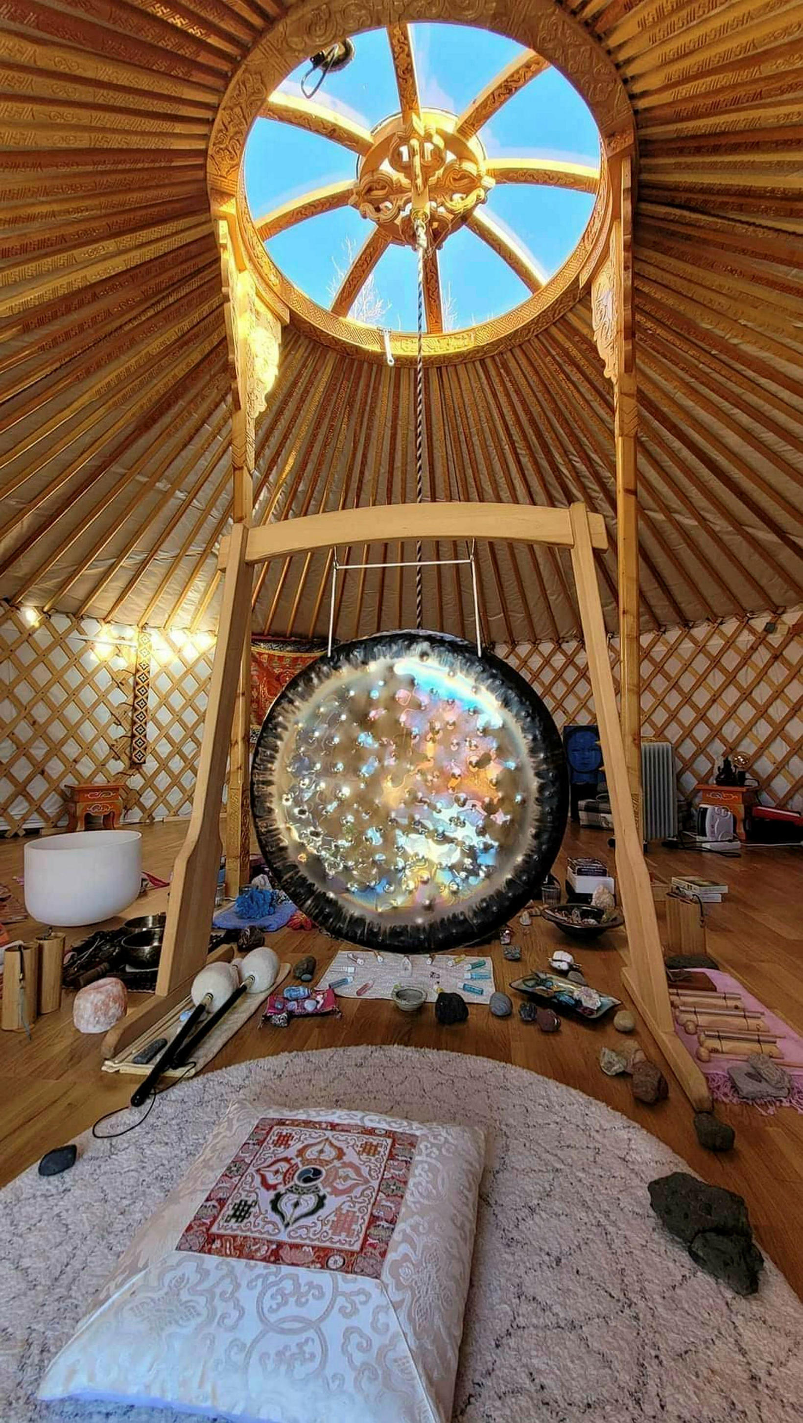 In the God/ess Gaia Templa people can get guided mediation …
