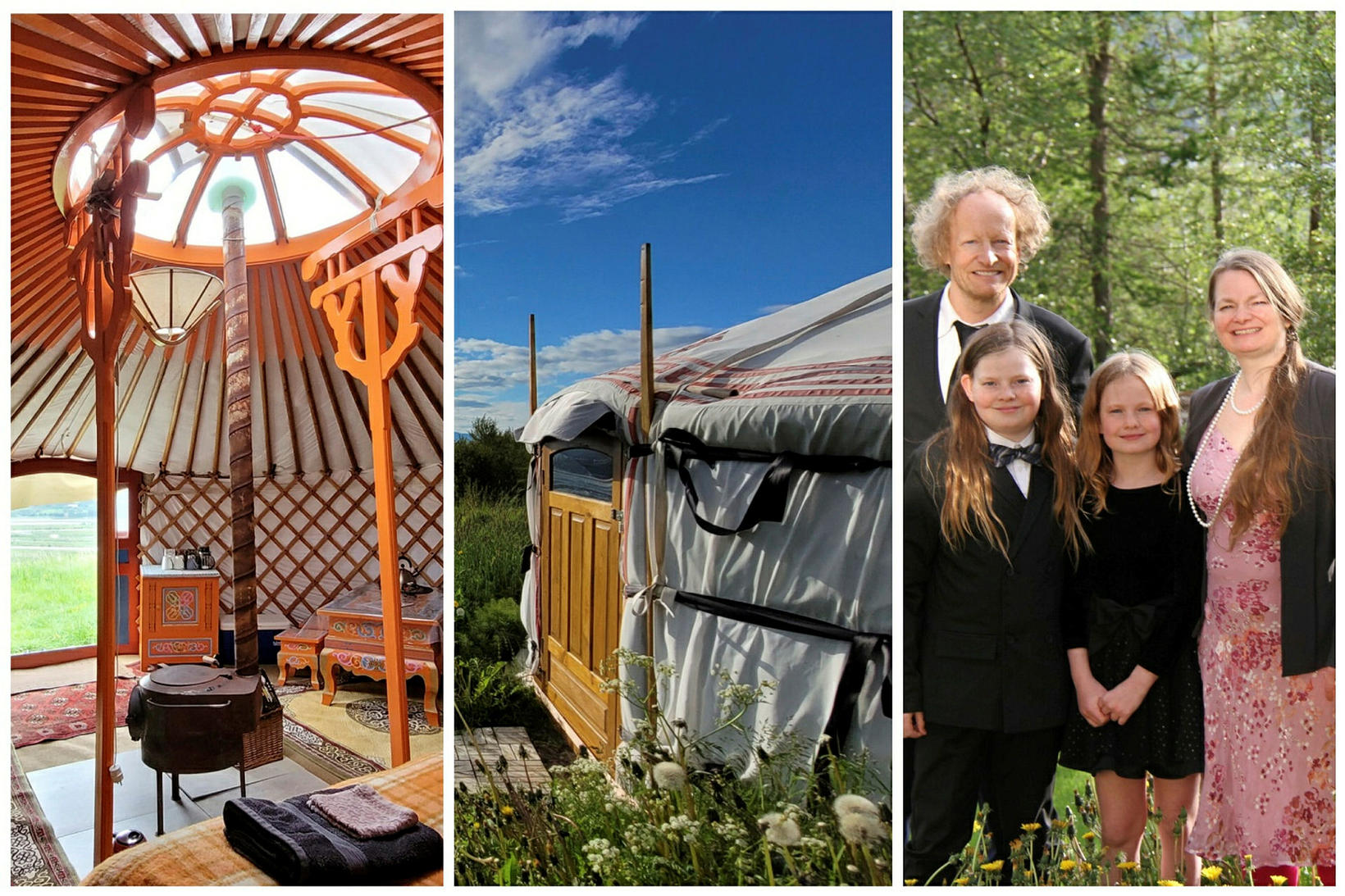 Þóra Sólveig and Erwin run Iceland Yurt in Eyjafjörður, where …