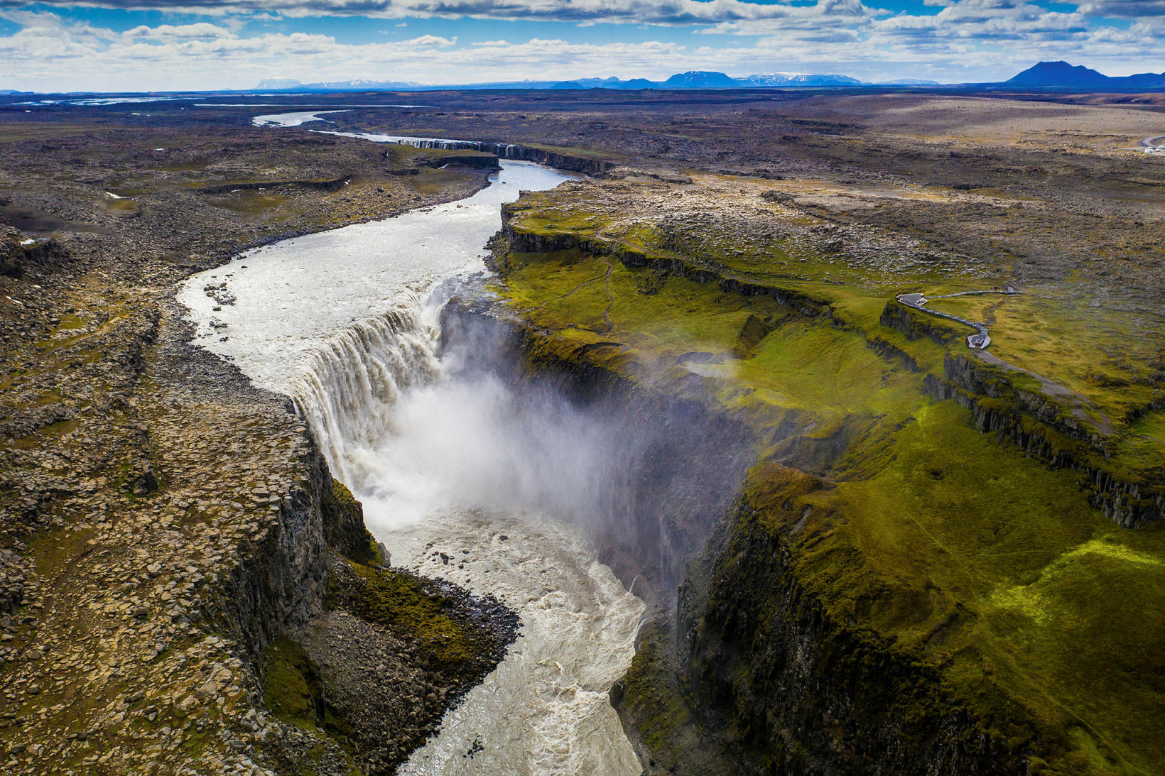 Dettifoss er stórkostlegur foss.