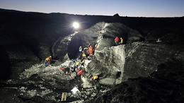 From the operations of rescue teams in Breiðamerkurjökull last night.