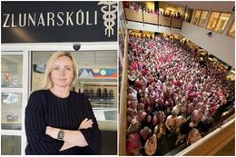 Guðrún Inga Sívertsen, the principal og the Commercial College of Iceland says there has been a lot of empathy and solidarity in the school among students and staff.