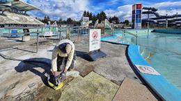 The swimming pool in Laugardalur will be closed for the next two weeks.
