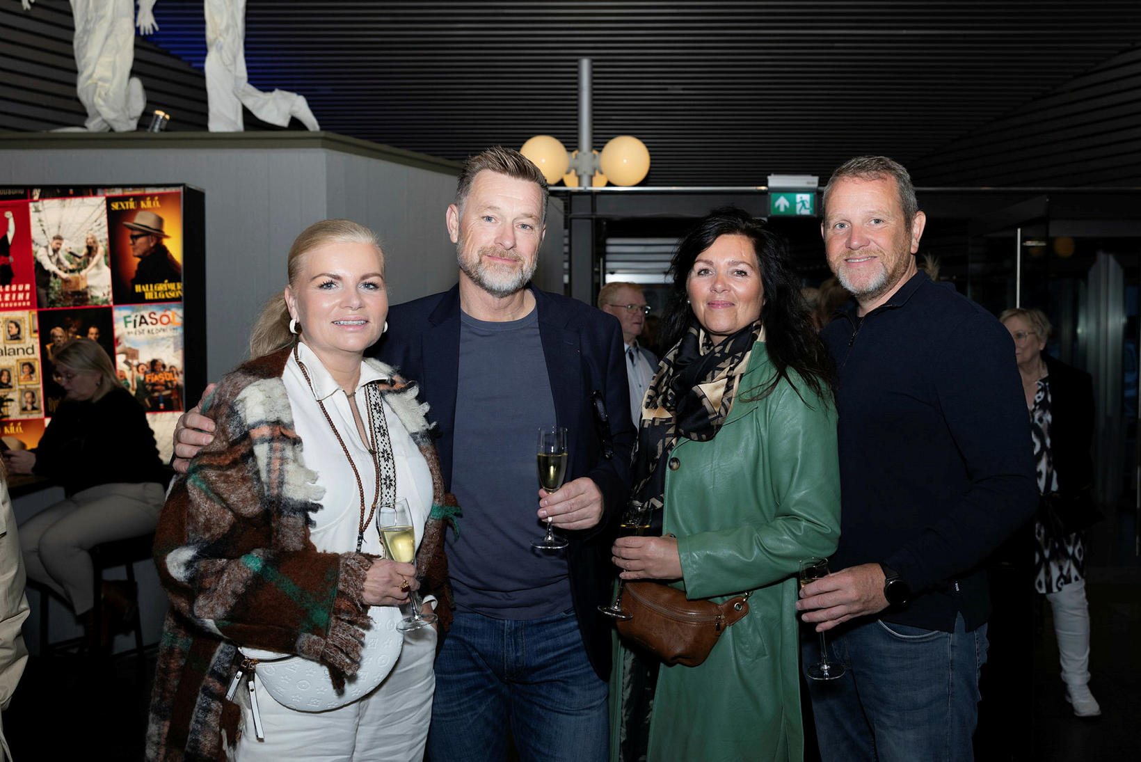 Berghildur Erla Bernharðsdóttir, Edvar Börkur Edvarsson, Maríanna Bernharðsdóttir og Sigurður …