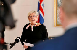 Halla Tómasdóttir, the President of Iceland.