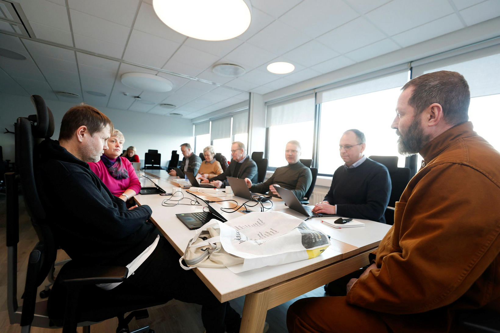 The teachers', state's, and local government's bargaining committees met with …