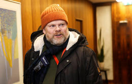 Magnús Þór Jónsson, chairman of the Icelandic Teachers' Union, attended the main hearing yesterday.