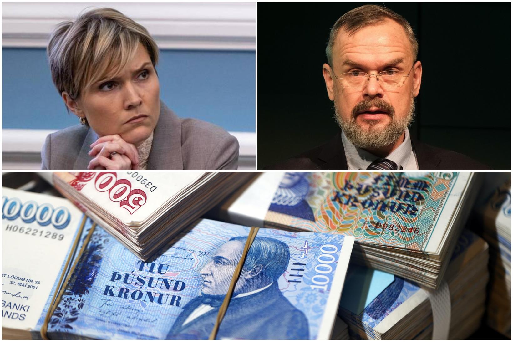 Kristrún Frostadóttir forsætisráðherra og Daði Már Kristófersson, fjármála- og efnahagsráðherra.
