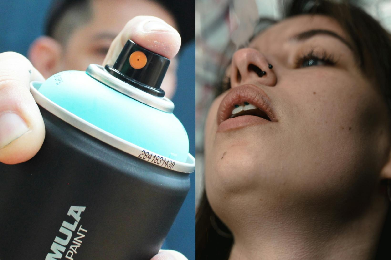 Children sickness after sniffing gas from sweat odor