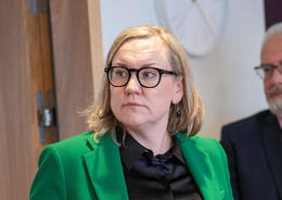 Minister of Justice, Þorbjörg Sigríður Gunnlaugsdóttir.