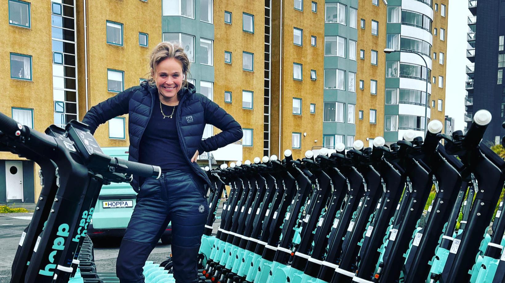 The bounce bikes go half way around the globe a day