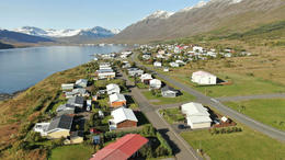 A landslide occurred in Neskaupstaður last night.