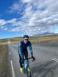 Búi Aðalsteinsson is a cyclist and host of the podcast Hjólvarpið (The Bikecast).