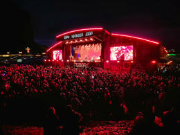 Festivalgoers last year didn’t let stormy weather stop them from having fun.