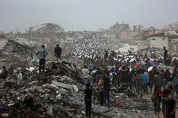 From the Gaza Strip at the end of July.