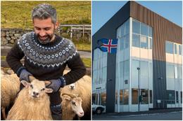 Roberto Luigi Pagani's in-laws have more than 600 sheep in East Iceland.
