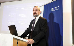 Daði Már Kristófersson, Minister of Finance and Economic Affairs, presenting the draft budget bill for 2026.