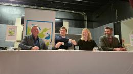 From left: Magnús Þór Ásmundsson, CEO of RARIK; Jóhann Páll Jóhannsson, Minister for Environment, Energy and Climate; Svandís Hlín Karlsdóttir, Executive Director of Business and System Development; and Sigurður Þór Guðmundsson, Mayor of Langanesbyggð.