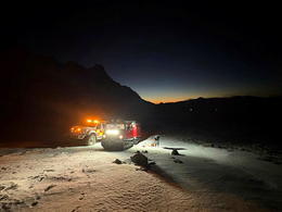 From the rescue operations yesterday evening.