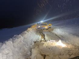 It has been difficult to reach the fault due to the heavy snowfall in the area.