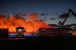 Firefighting operations concluded around 10 p.m. last night.