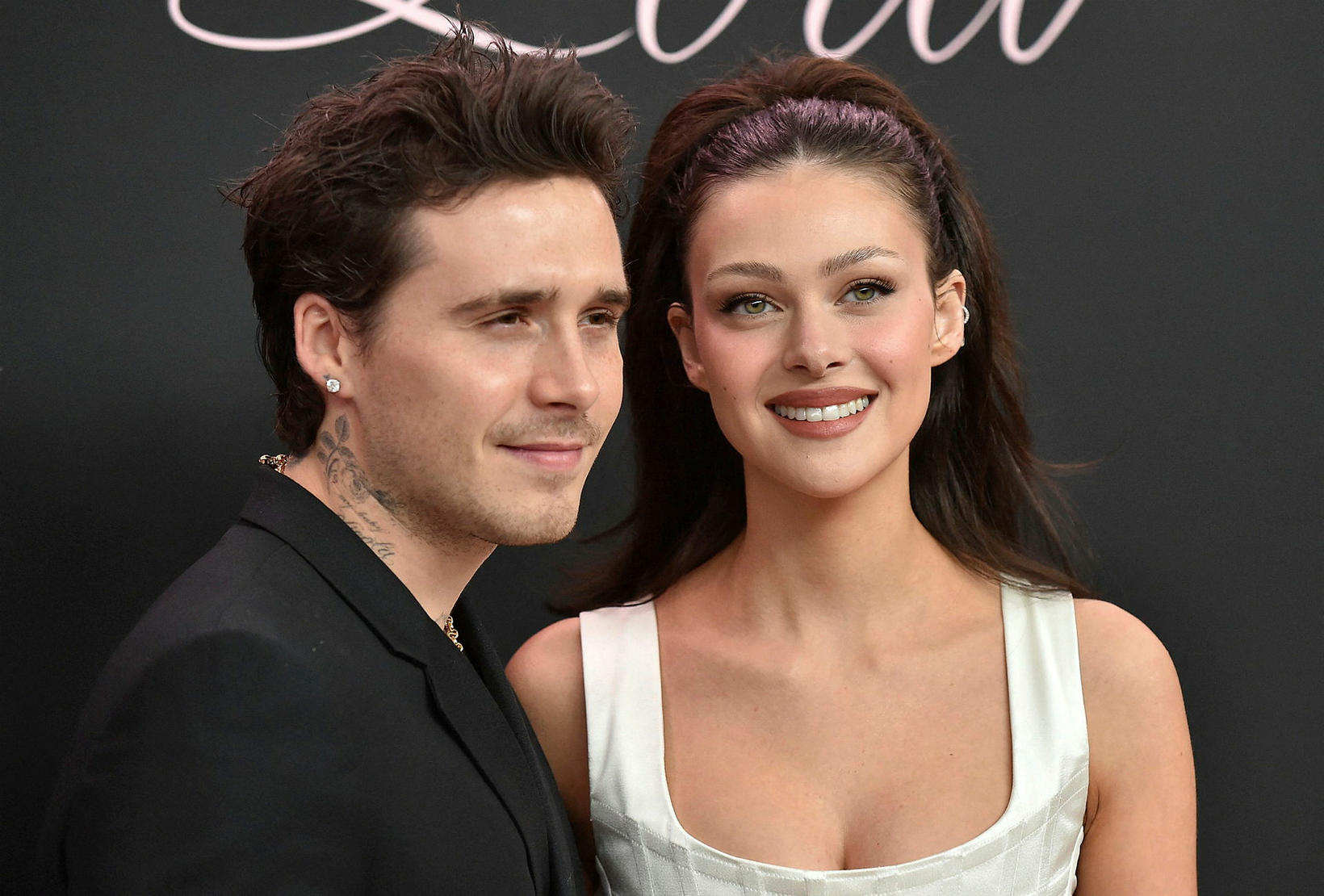 Brooklyn Beckham var ekki með í fríinu. Hér er hann …
