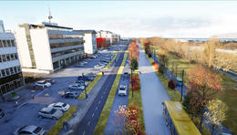 Einbreiðar akreinar á Suðurlandsbraut