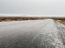 Police in Northeast Iceland are warning of black ice in many parts of the district.