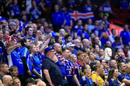 Myndir: Stuðningsmaður Íslands handtekinn