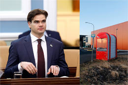 Anton Sveinn steig inn í slagsmálin