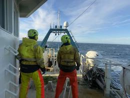 Myndir: Fengu beiðni um æfingu frá Gæslunni