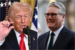 Trump og Starmer ræddu mikilvægi Hormússunds