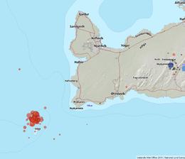 Yfir 100 skjálftar í ákafri hrinu