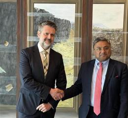 Ræddu samstarf Íslands og Indlands á alþjóðavettvangi