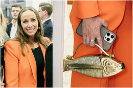 Heiðrún Lind mætti með gullfisk í teiti 