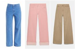 Flottustu lituðu gallabuxurnar